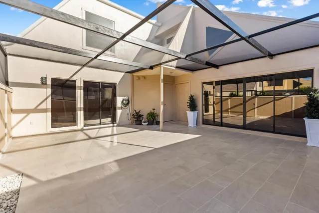 a house with a outdoor space