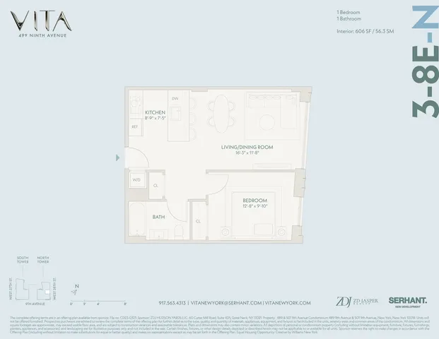 $1,290,000 | 499 9th Avenue, Unit 4EN | Hudson Yards