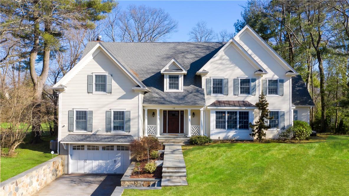 14 Kent Road Scarsdale, NY 10583 - Photo 1 of 1 Beautiful Young Center Hall Colonial set on nearly half an acre of park-like land and within walking distance to train station, schools, Scarsdale Public Library and shops in the sought after Fox Meadow area of Scarsdale