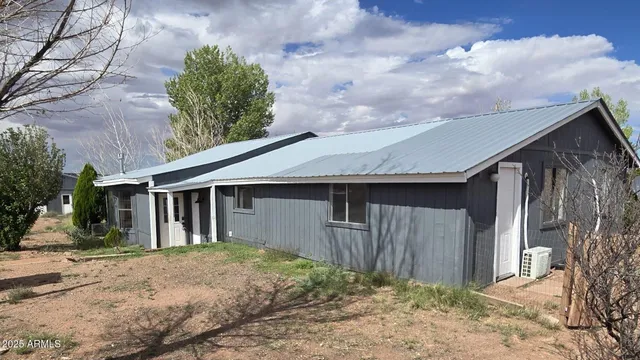 a backyard of a house