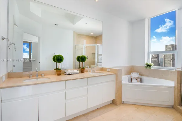 en empty room with sliding glass door