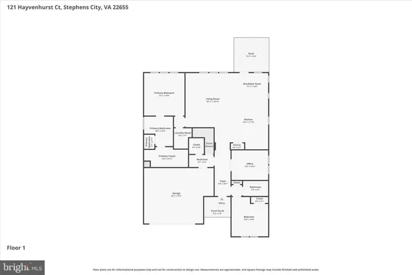 $549,900 | 121 Hayvenhurst Court, Stephens City, VA 22655