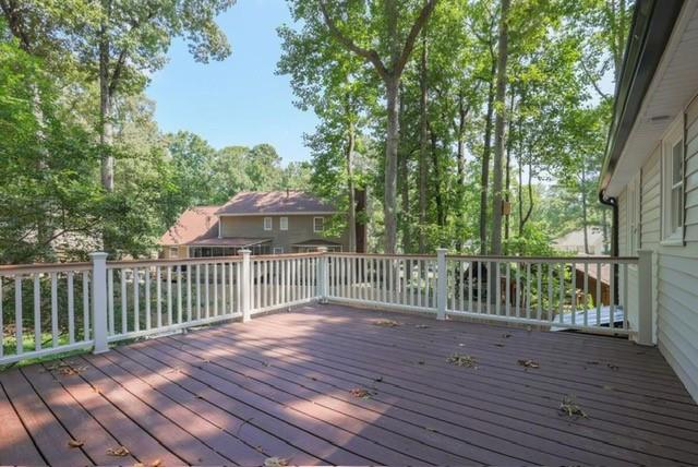 310 Clear Spring Court Marietta, GA 30068 - Photo 14 of 14 a view of deck with wooden floor and fence