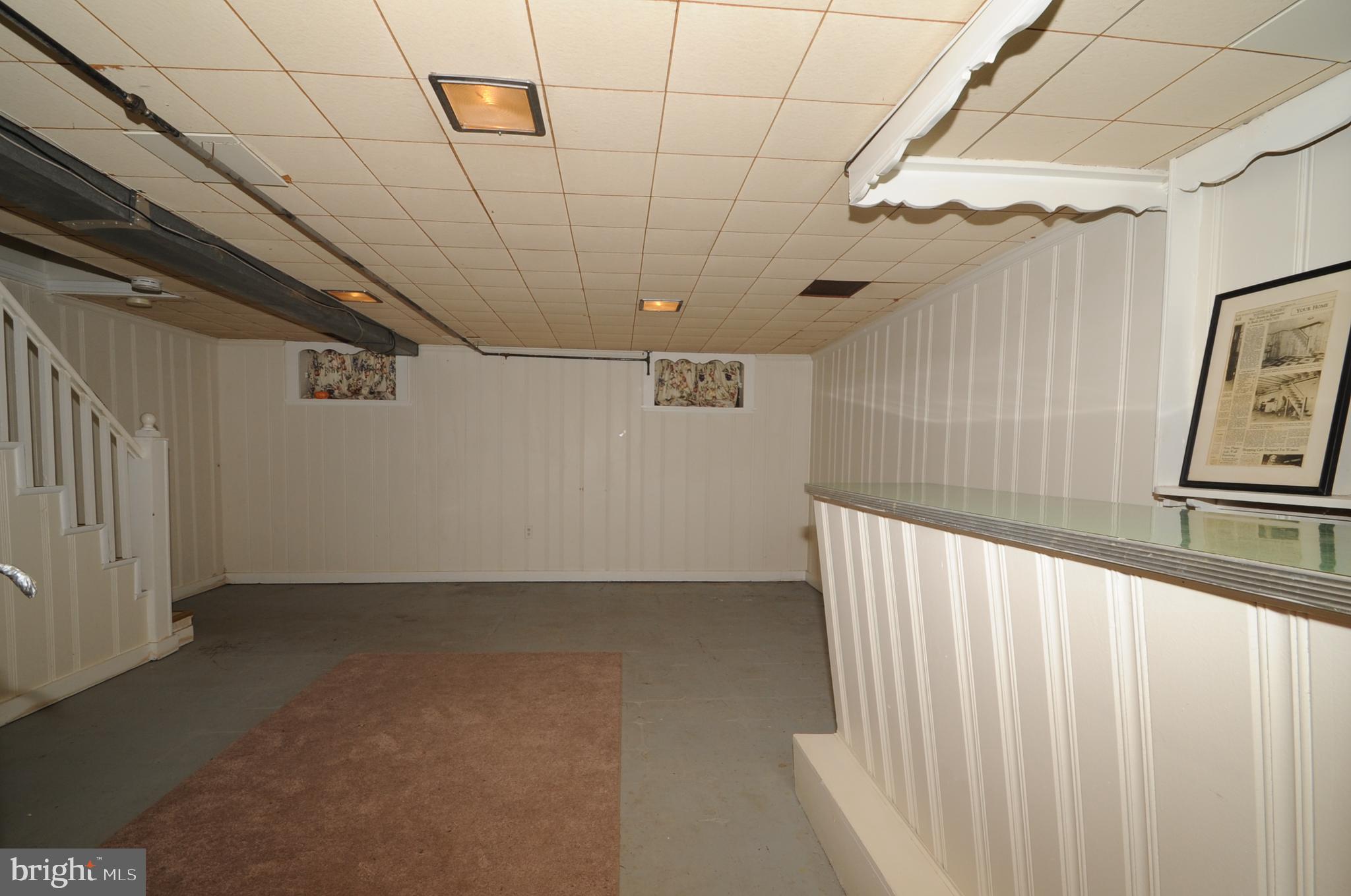 214 Earlington Road Havertown, PA 19083 - Photo 26 of 34 Basement with Retro bar