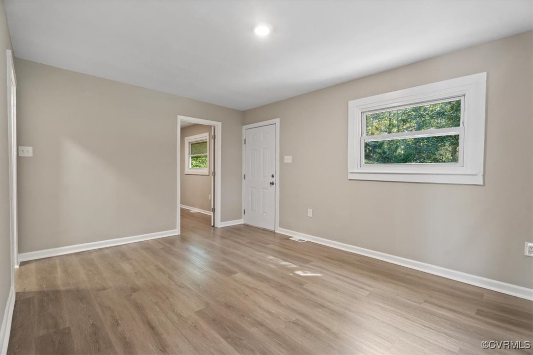 393 Kinneytown Road Mineral, VA 23117 - Photo 18 of 36 Unfurnished room featuring light hardwood / wood-s