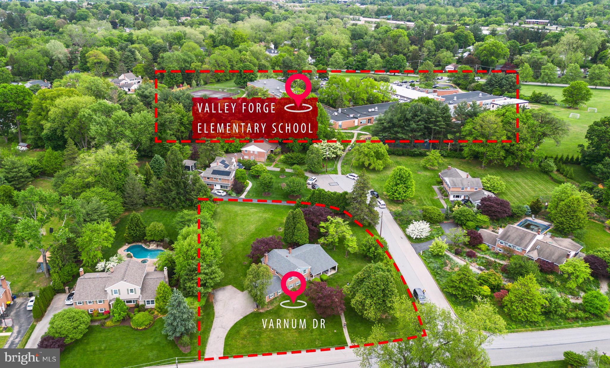 1395 Varnum Drive Wayne, PA 19087 - Photo 3 of 21 a sign that is in front of flowers