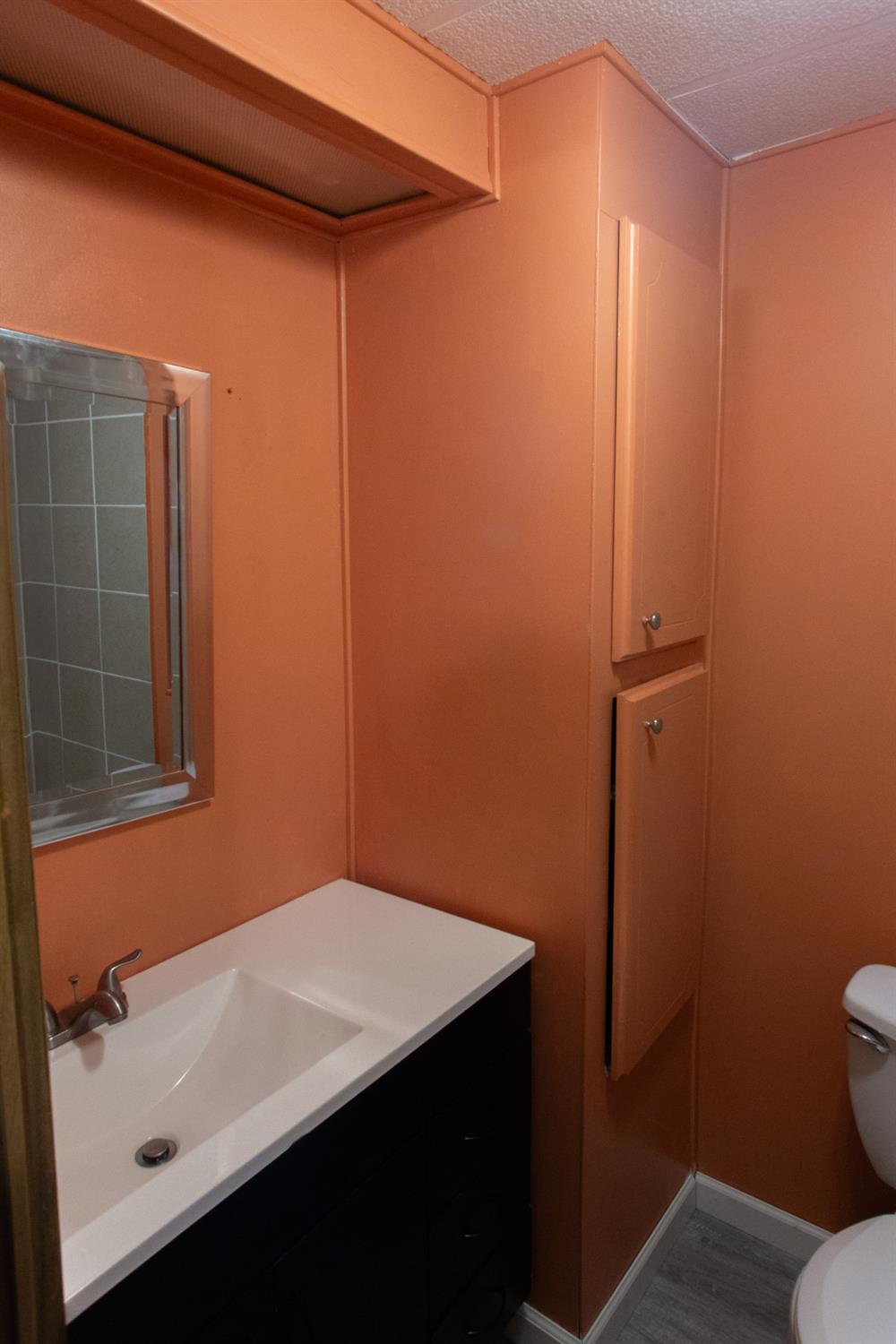350 Pleasant Valley Road, Unit 8 Diamond Springs, CA 95619 - Photo 15 of 26 a bathroom with a sink a toilet and shower