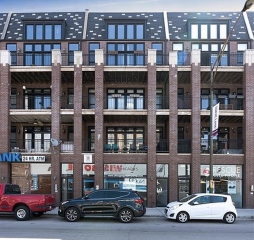 a car parked in front of a building