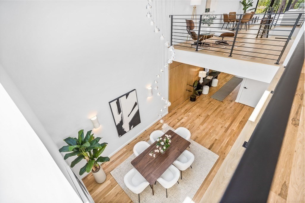 16 Eldridge Court Hingham, MA 02043 - Photo 25 of 41 wooden floor with furniture and a potted plant