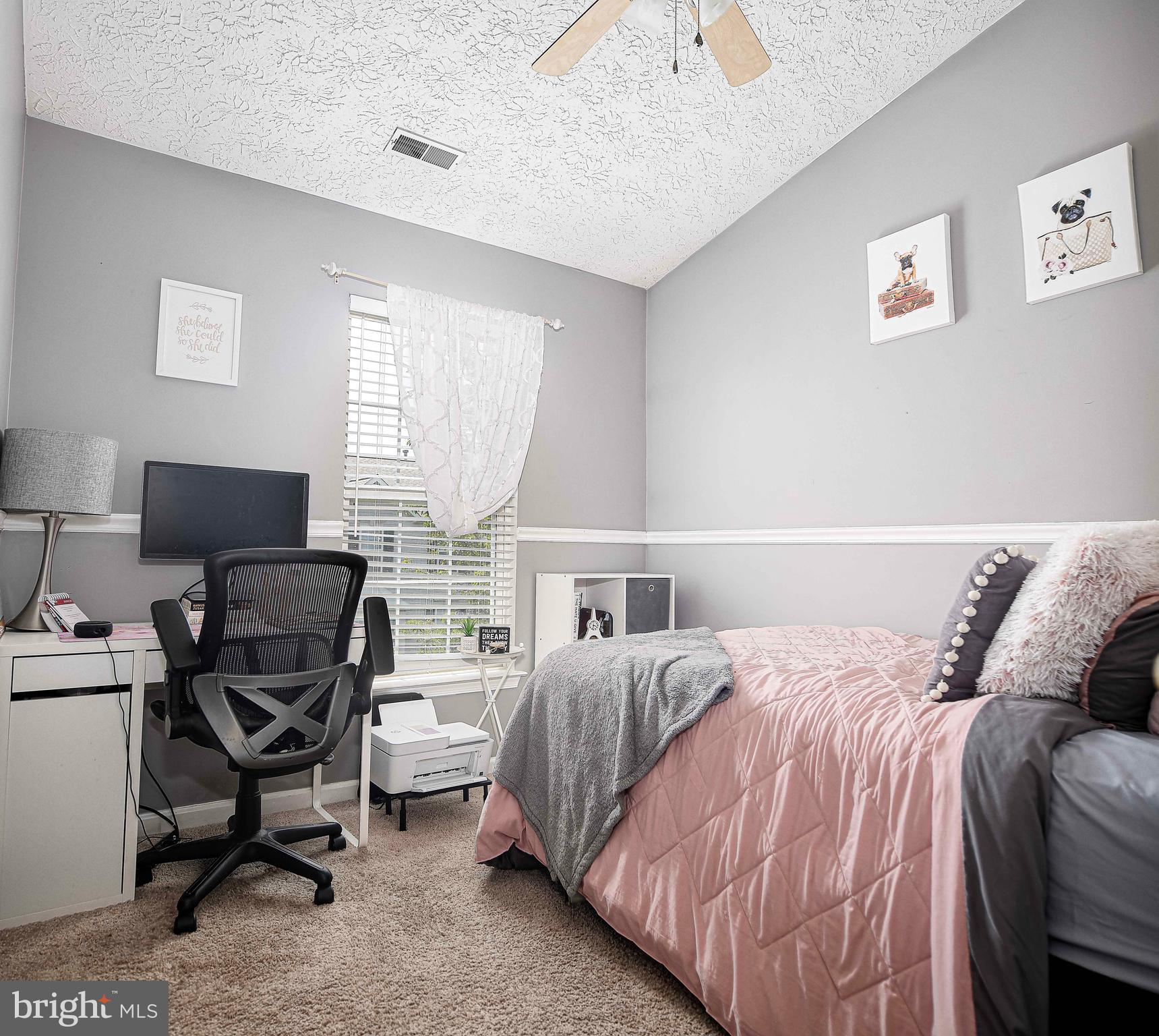 9736 Morningview Circle Perry Hall, MD 21128 - Photo 24 of 33 Third bedroom with ceiling fan