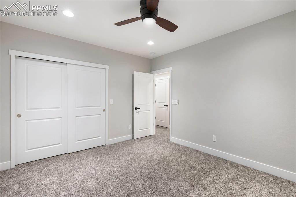 2131 Seaglass Street Colorado Springs, CO 80921 - Photo 31 of 41 Basement bedroom #4