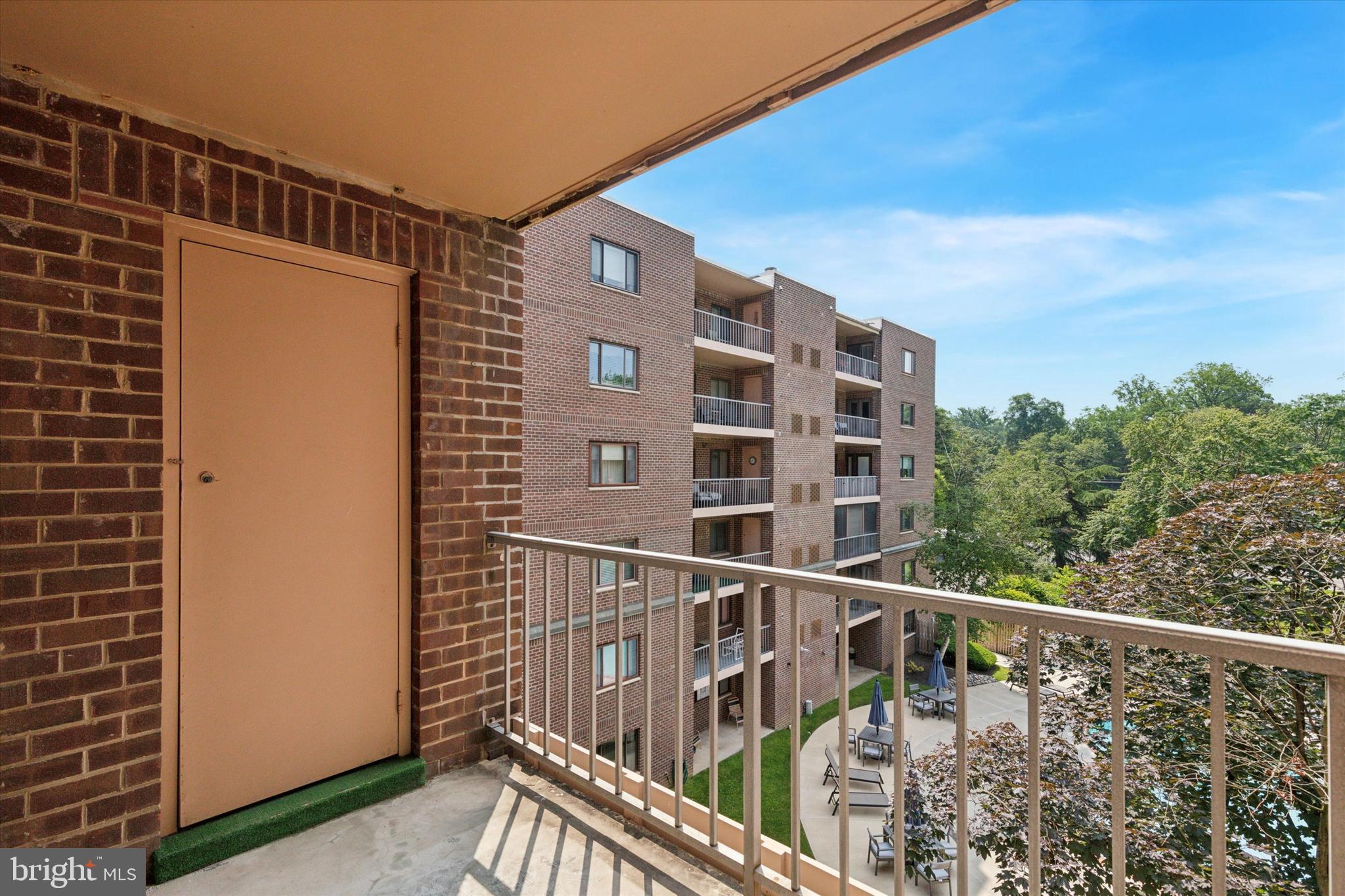 1219 West Wynnewood Road, Unit 400 Wynnewood, PA 19096 - Photo 7 of 15 a view of balcony with wooden floor