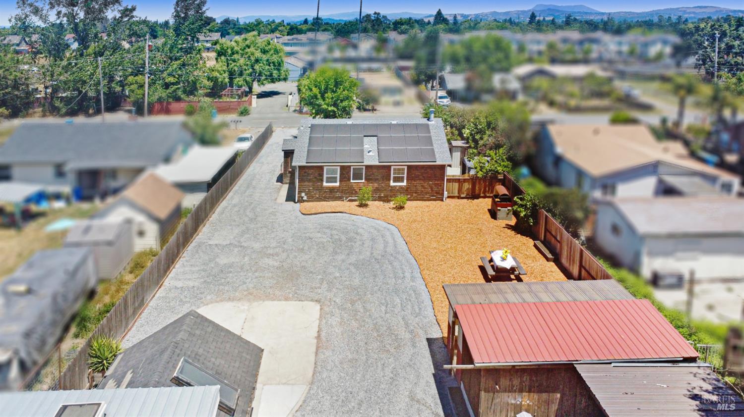 866 Yuba Drive Santa Rosa, CA 95407 - Photo 68 of 73 AERIAL NORTHERN VIEW OF 866 YUBA DRIVE