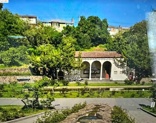 a view of a balcony with city view
