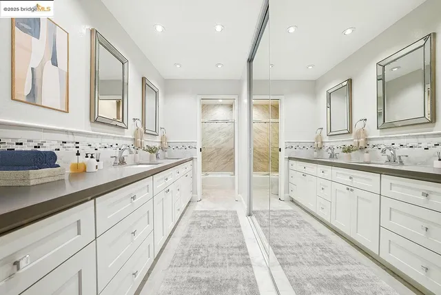 a balcony view with a seating space