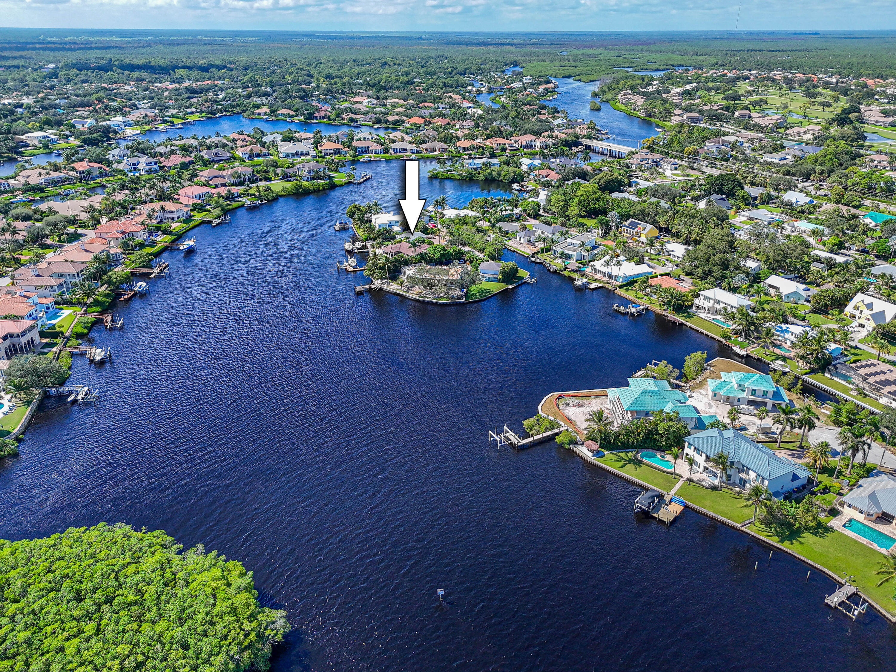 9195 Southeast Cove Point Street Jupiter, FL 33469 - Photo 68 of 80 Arial View