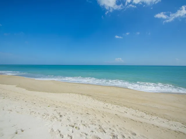a view of an ocean beach
