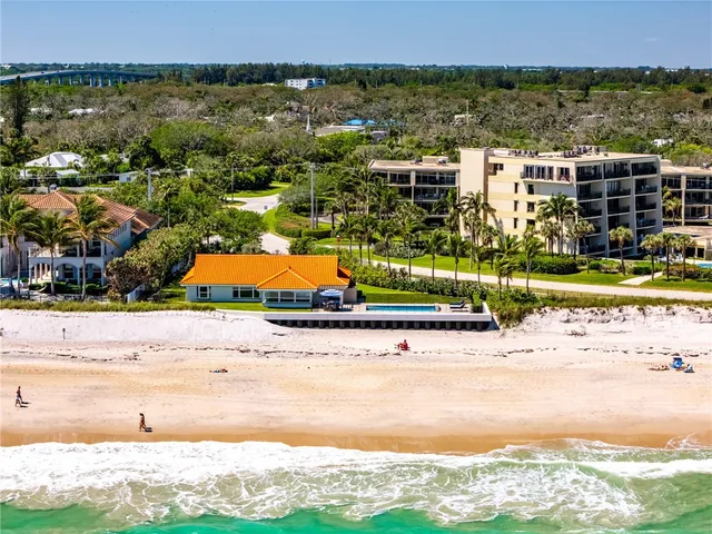 a view of an ocean and beach