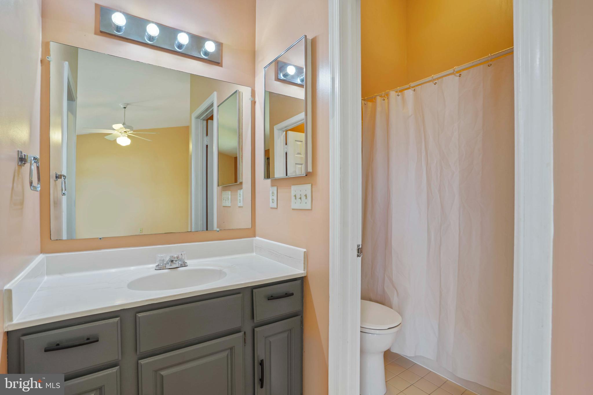 11322 Baritone Court Silver Spring, MD 20901 - Photo 14 of 29 a bathroom with a sink a toilet and a mirror