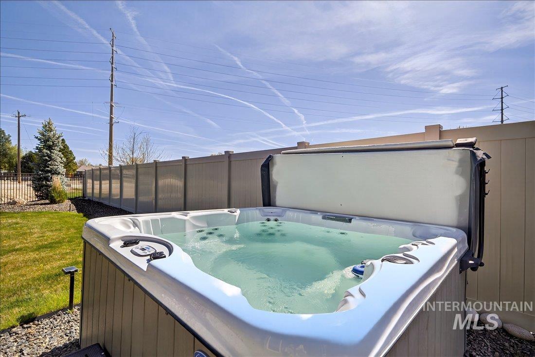4718 East Goldstone Drive Meridian, ID 83642 - Photo 48 of 50 View of patio with a hot tub