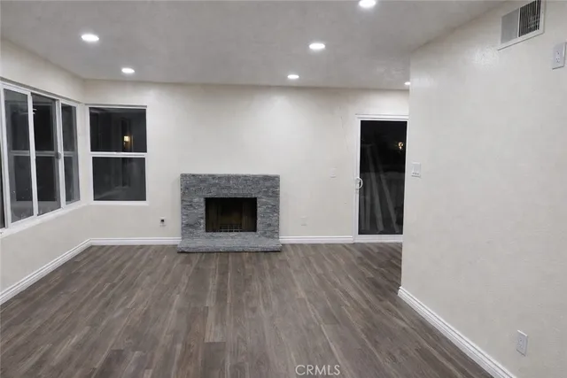 wooden floor in an empty room