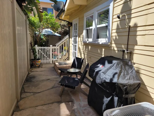 a view of balcony and patio
