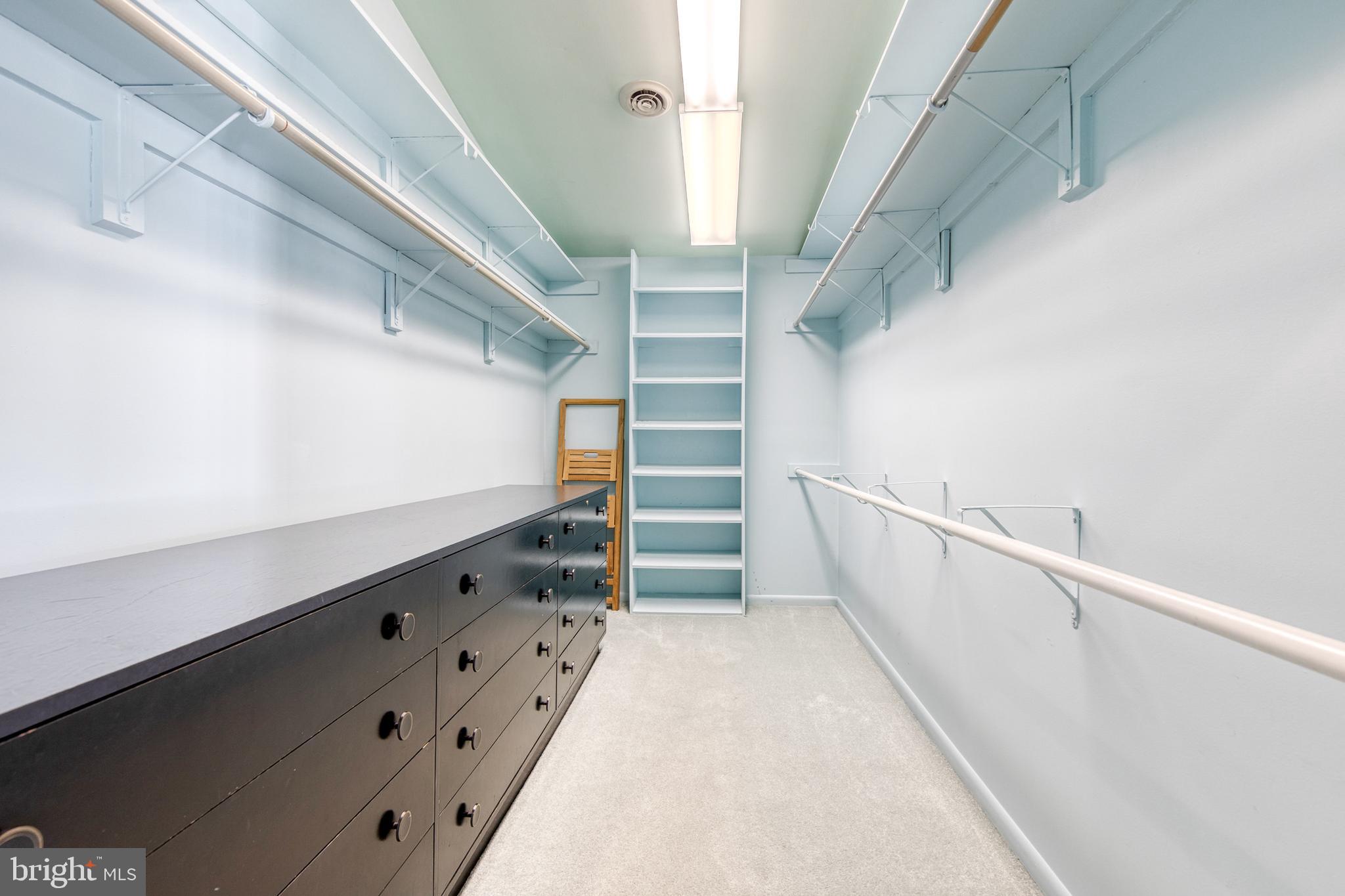 602 Hampton Lane Baltimore, MD 21286 - Photo 27 of 41 a view of walk in closet with empty racks