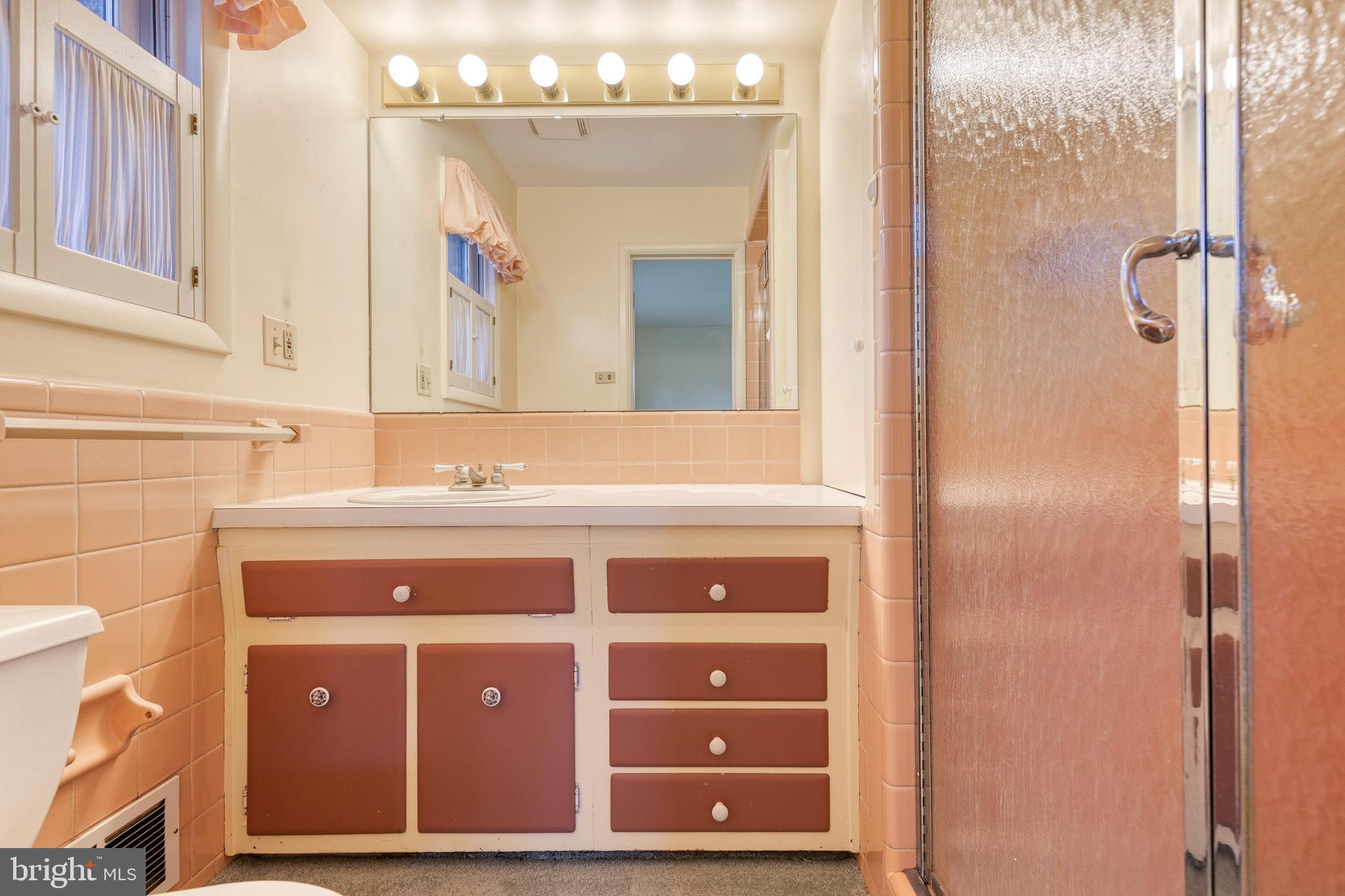 602 Hampton Lane Baltimore, MD 21286 - Photo 31 of 41 a bathroom with a sink and a mirror