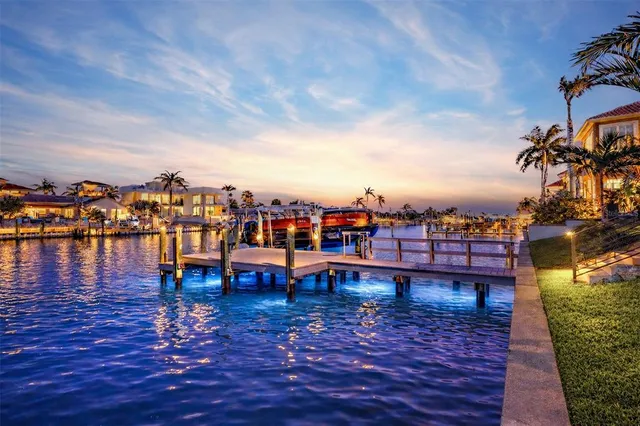 an aerial view of a houses with outdoor space