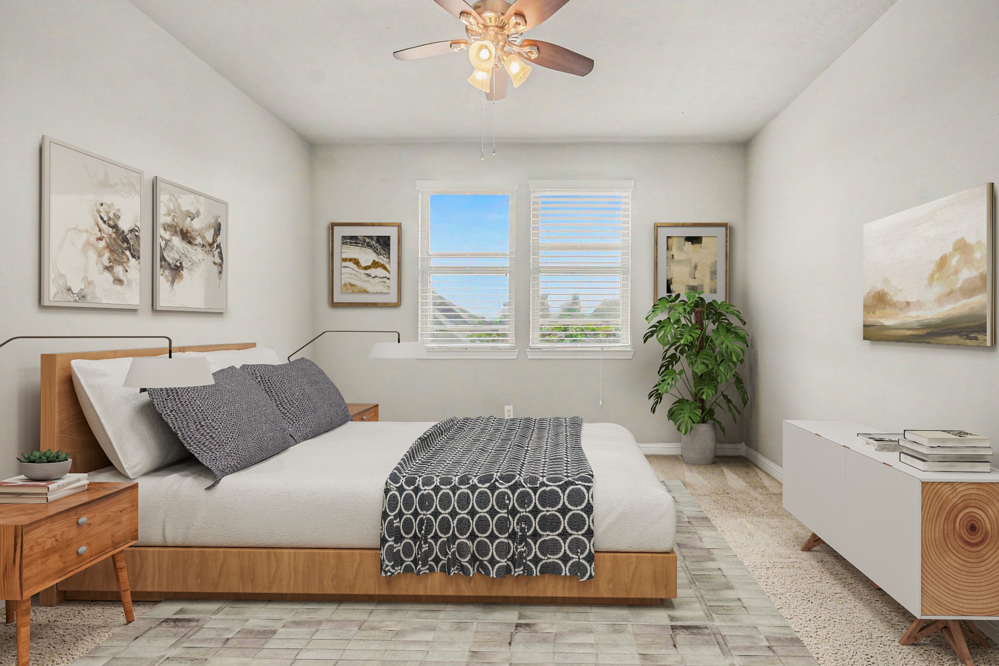 3310 Ralston Edge Lane Houston, TX 77059 - Photo 33 of 50 a bedroom with a bed and a window