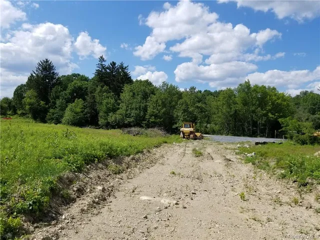 a park view with a bench
