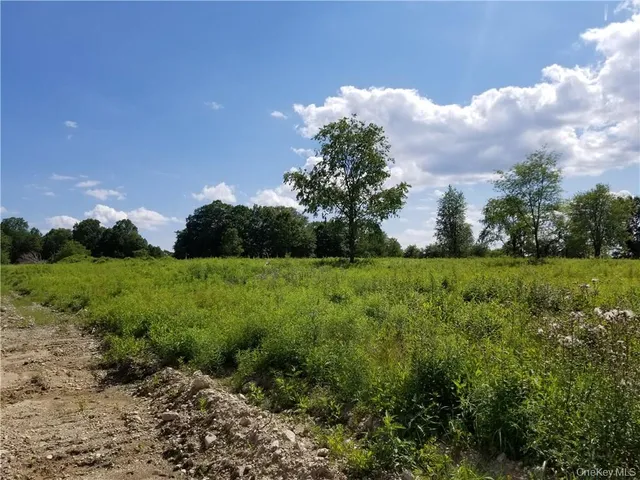 a view of a green field with wooden fence