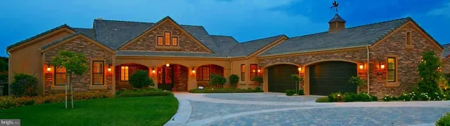 a view of swimming pool with a yard