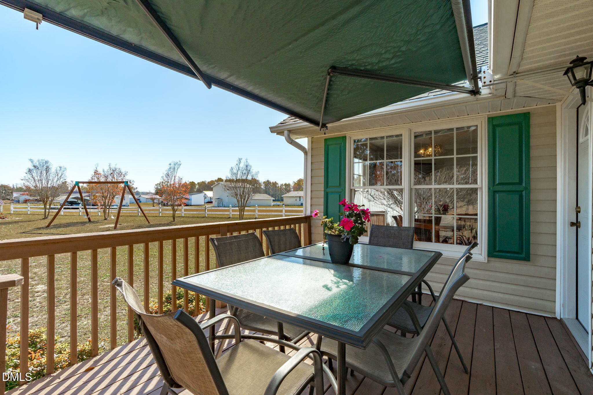 46 Budd Godwin Lane Dunn, NC 28334 - Photo 25 of 33 a view of a balcony dining area