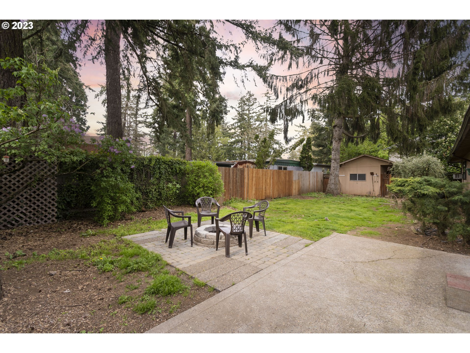 12705 Southeast Kelly Street Portland, OR 97236 - Photo 29 of 33 a view of a yard with a slide