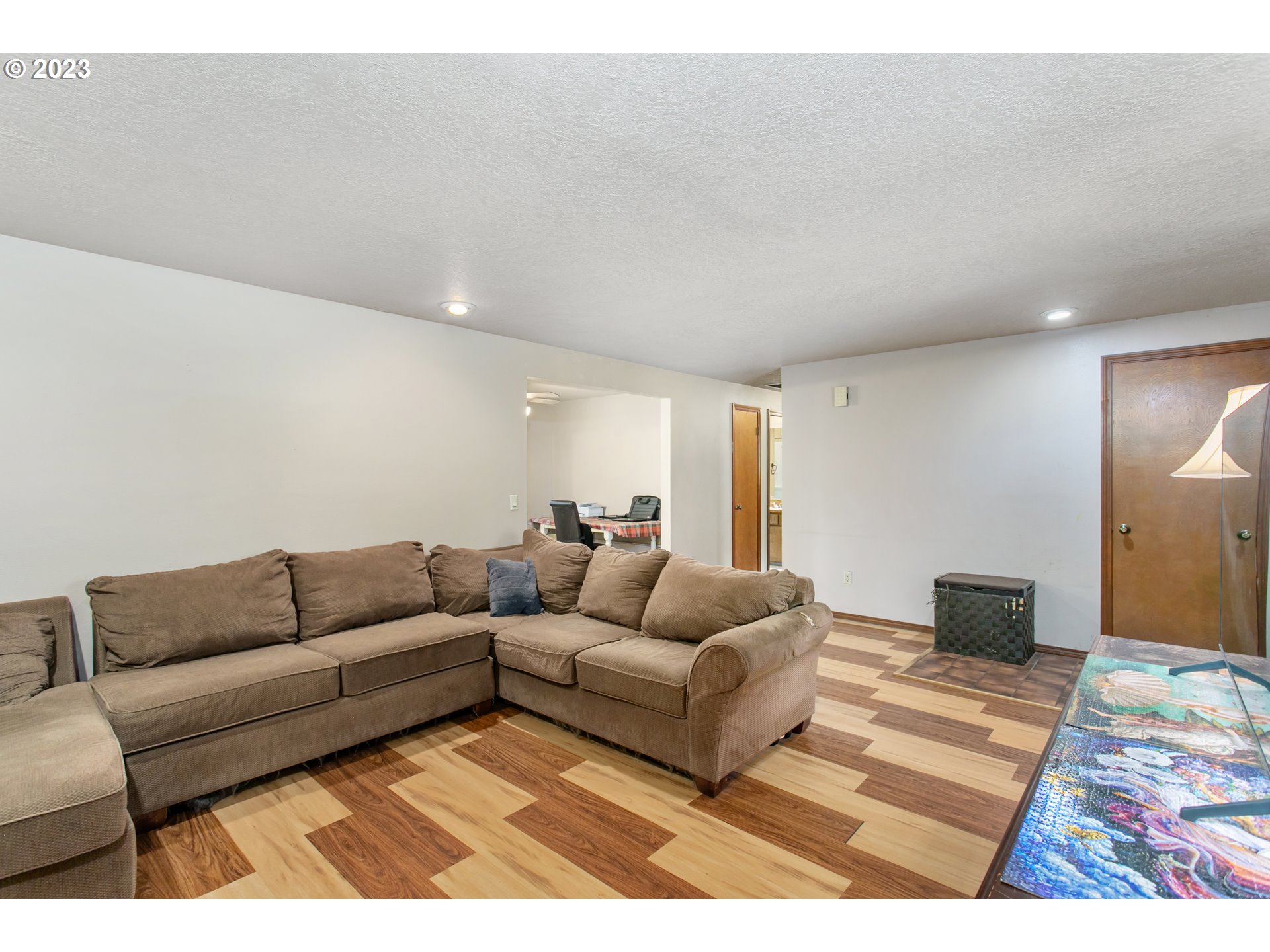 12705 Southeast Kelly Street Portland, OR 97236 - Photo 6 of 33 a living room with furniture and a couch