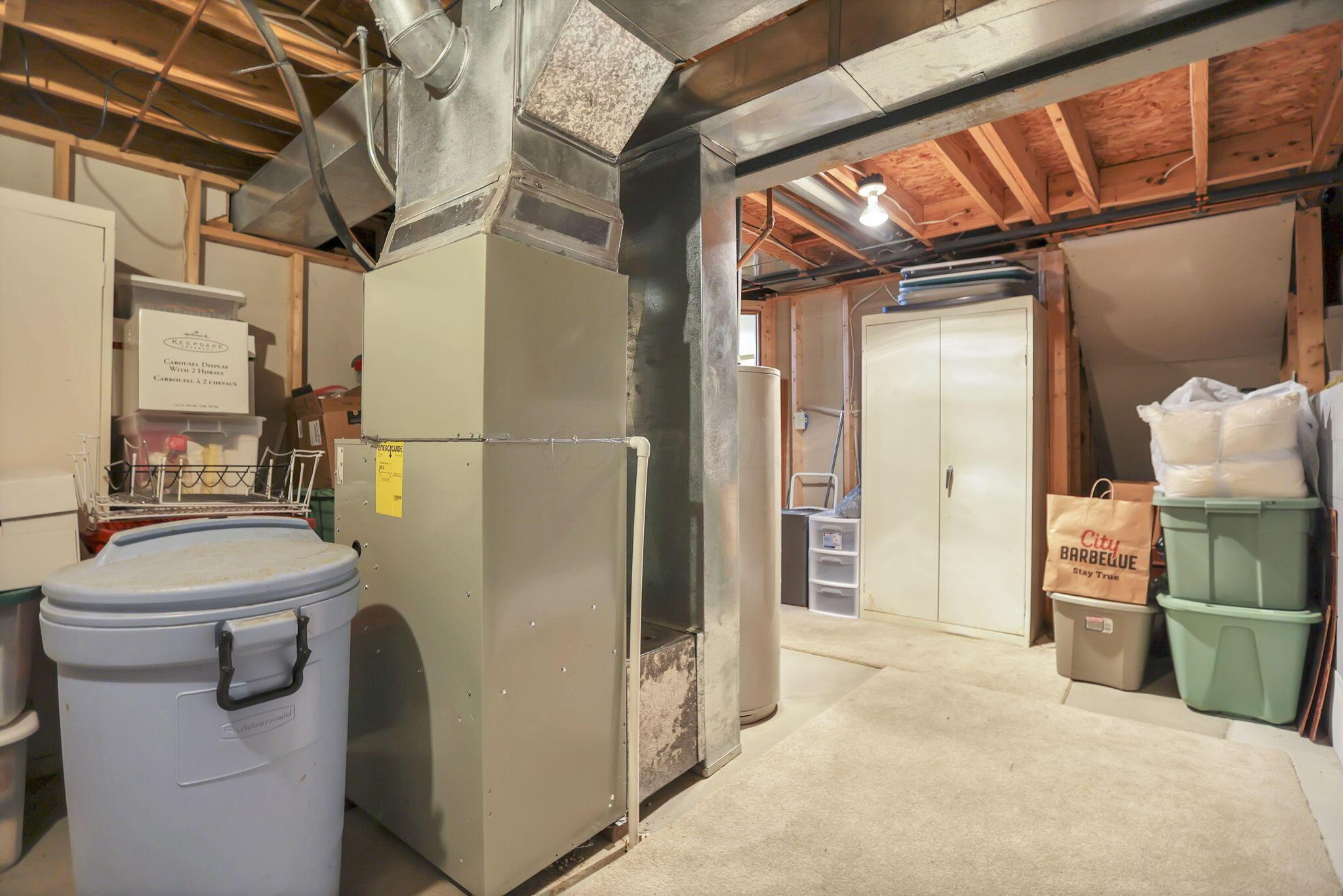 1588 Heatherview Lane Heath, OH 43056 - Photo 42 of 52 Lower Level Storage & Utility Space