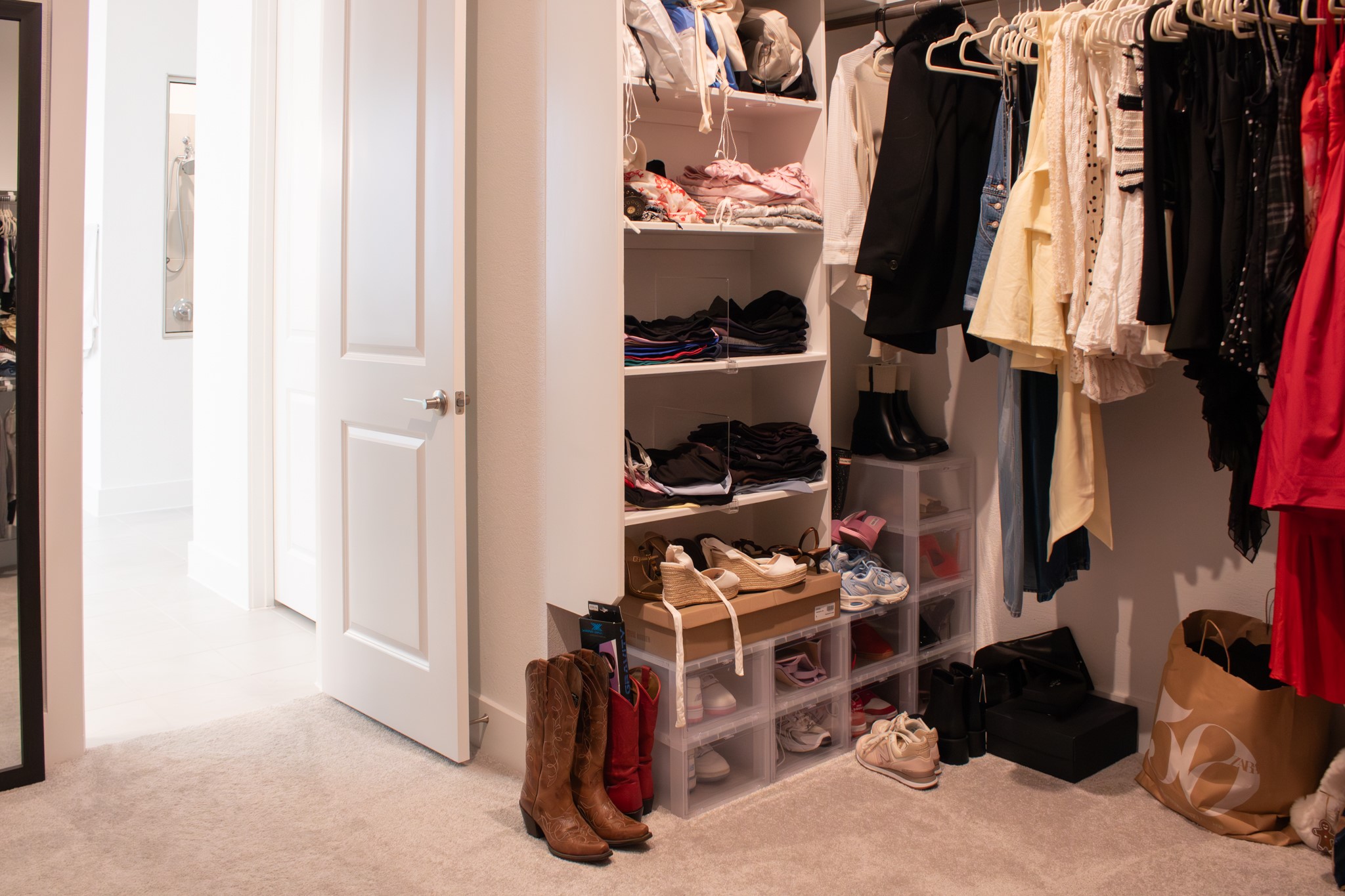 1709 Novara Trail Leander, TX 78641 - Photo 32 of 40 Walk in closet with light carpet