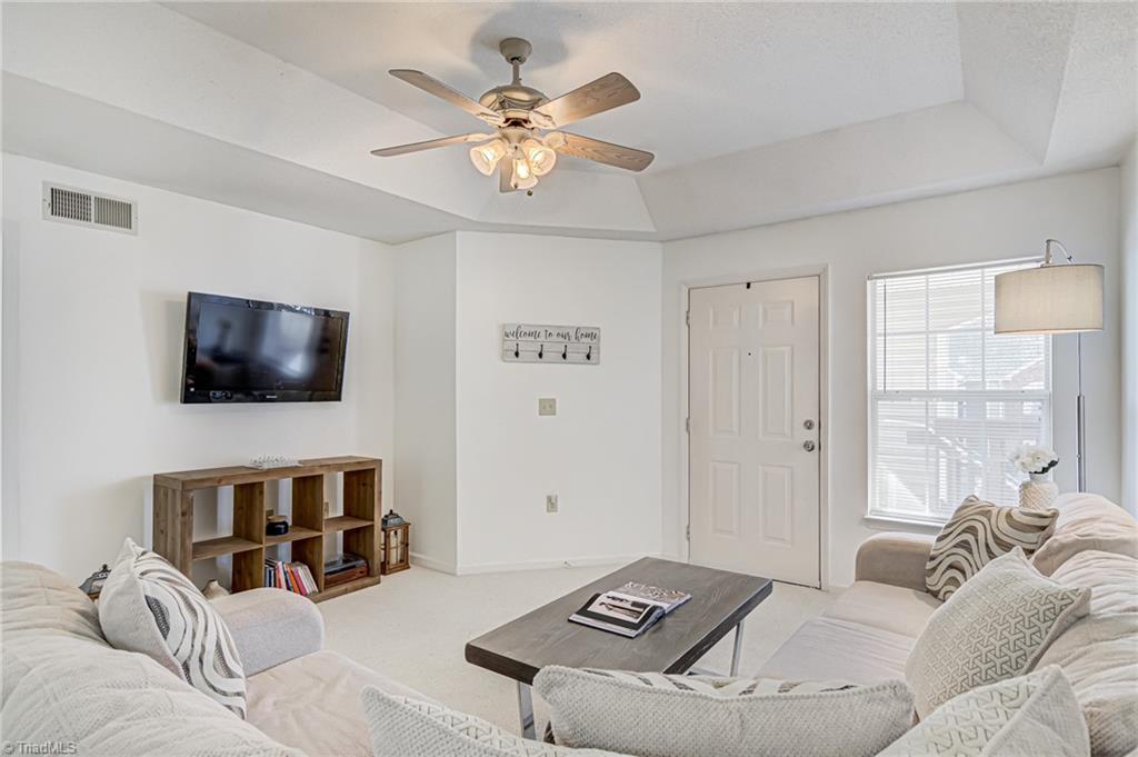 2640 Ingleside Drive, Unit 2D High Point, NC 27265 - Photo 5 of 27 Cozy living room perfect for entertaining guests!