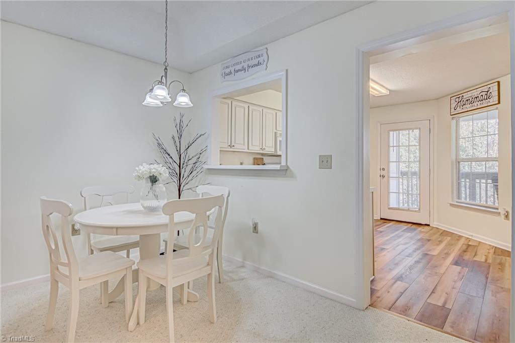 2640 Ingleside Drive, Unit 2D High Point, NC 27265 - Photo 6 of 27 Dining area is just right off the kitchen.