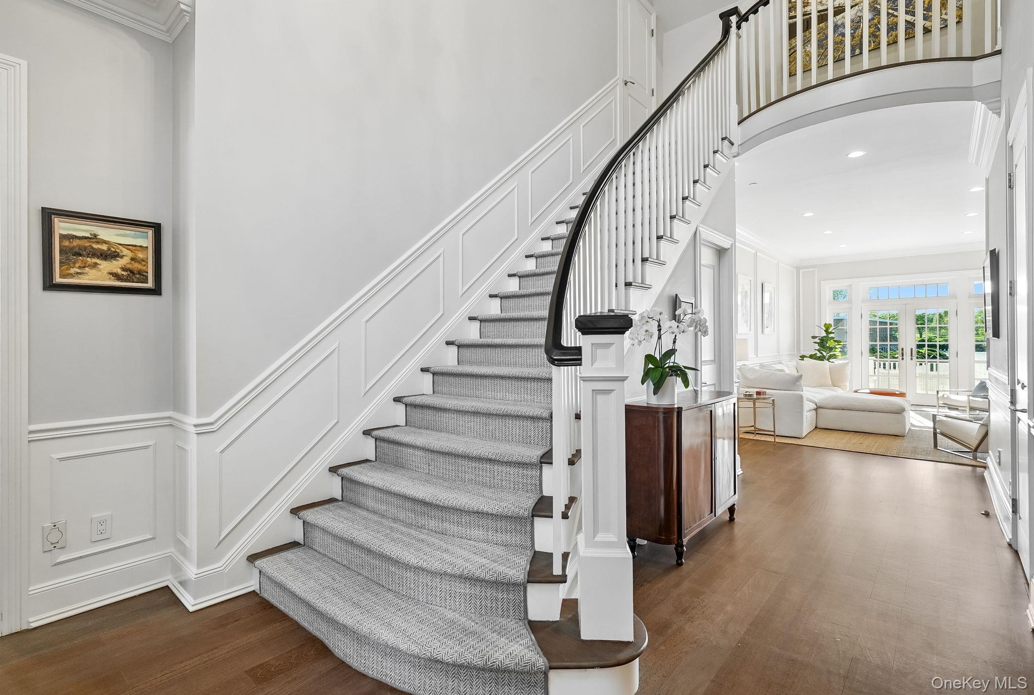680 Milton Road Rye, NY 10580 - Photo 4 of 32 a view of entryway and hall with wooden floor