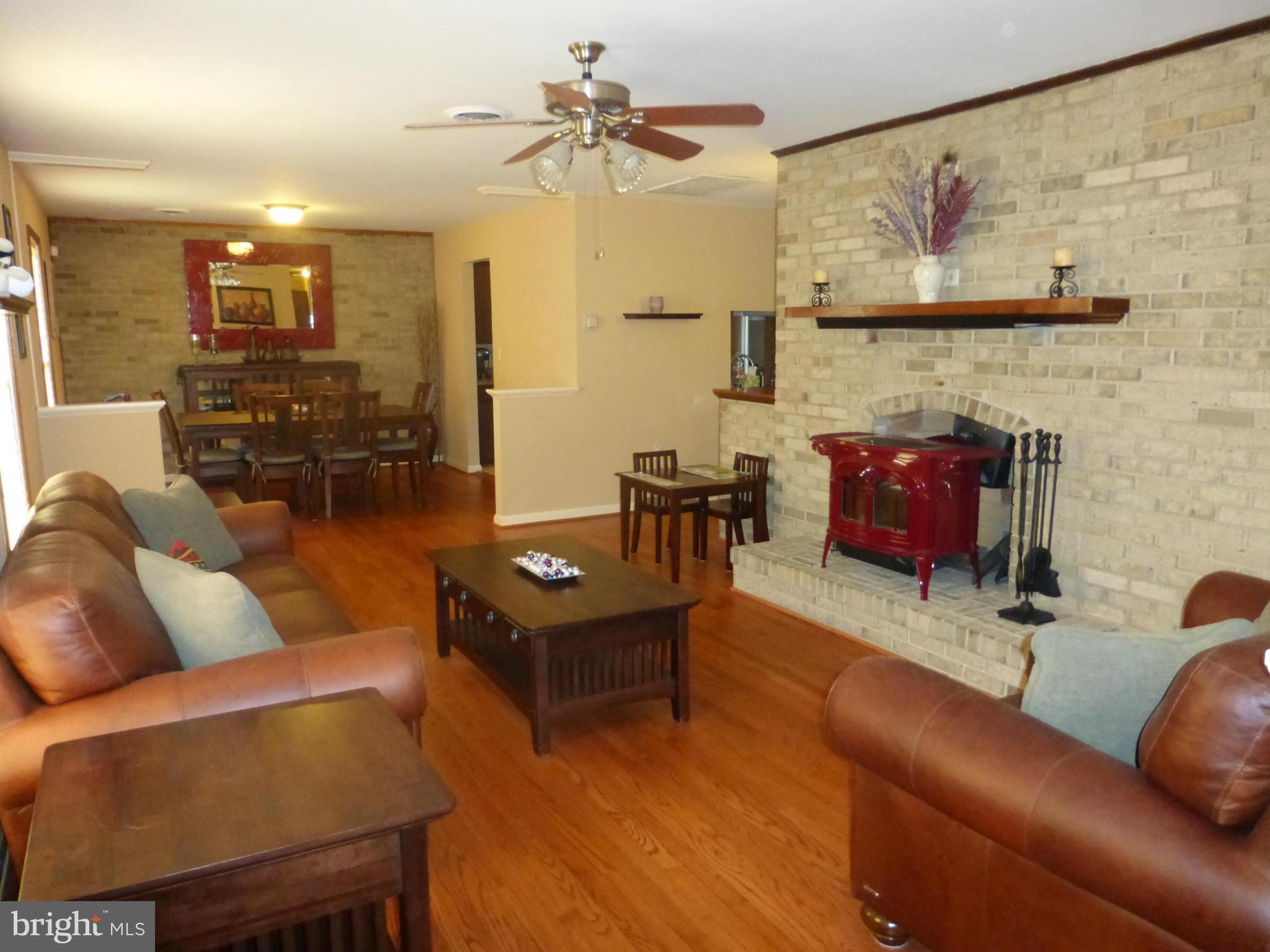 5732 Etzler Road Frederick, MD 21702 - Photo 3 of 21 Brick Hearth in LIving Room