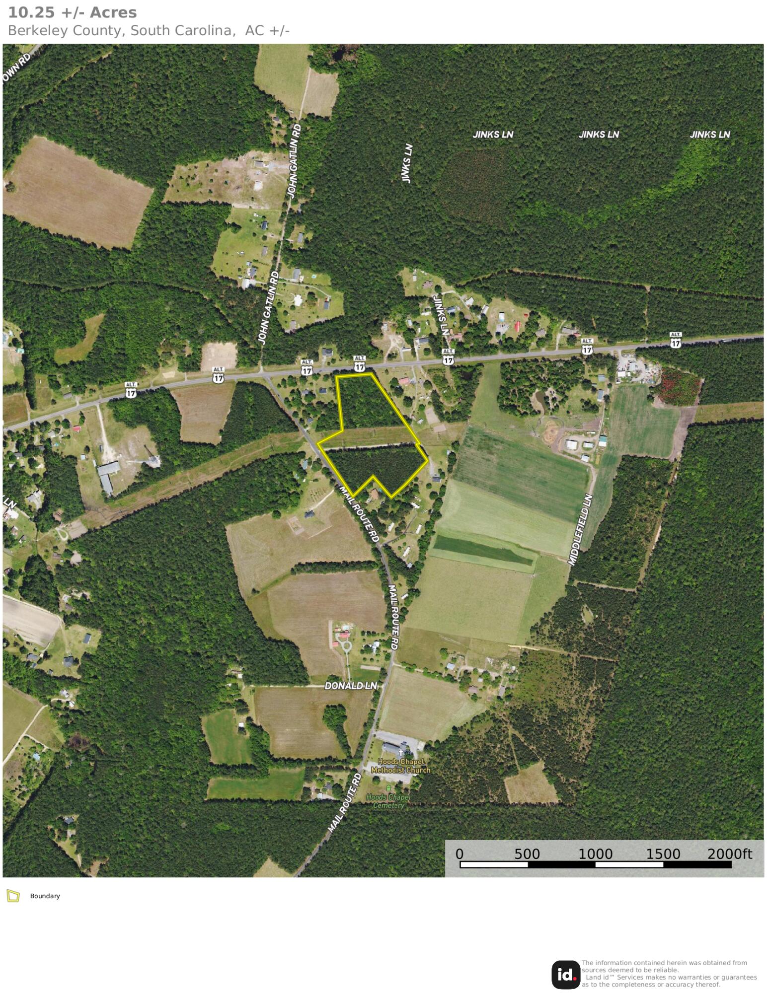 0 Mail Rte Road Bonneau, SC 29431 - Photo 8 of 8 Location Map