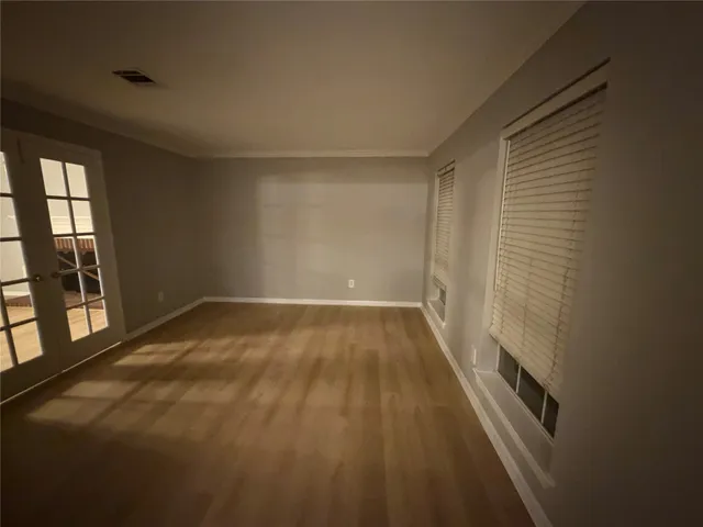 wooden floor in an empty room