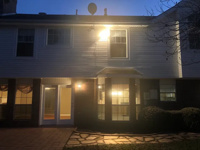 a view of a door of the house