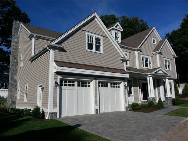 Lot 116 The Ridge Newton, MA 02459 - Photo 9 of 9 a front view of a house with a yard