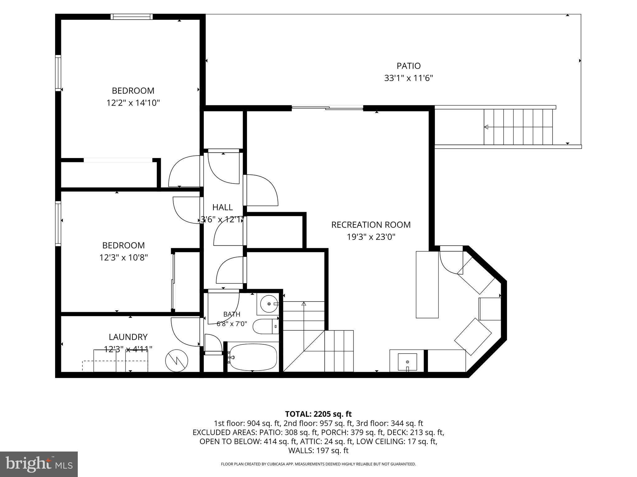 8051 Old Receiver Road Frederick, MD 21702 - Photo 54 of 54 Lower level floor plan
