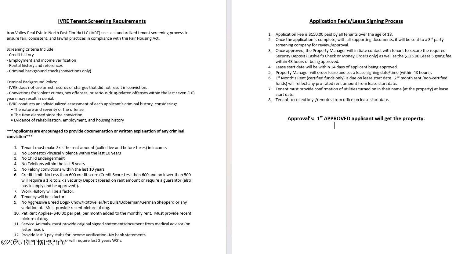 15626 Tisons Blf Road Jacksonville, FL 32218 - Photo 52 of 52 IVRE Screening Requirements 10152025