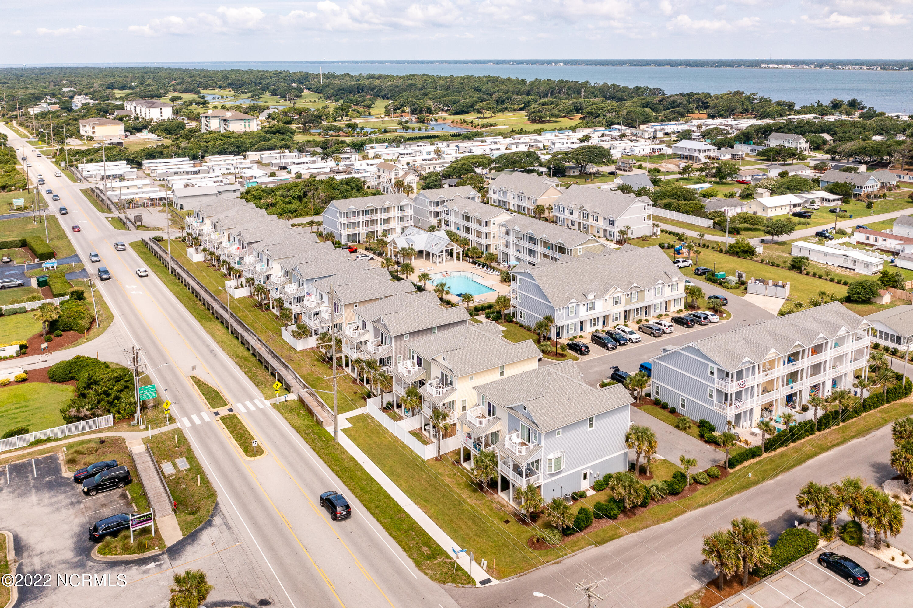 2800 West Fort Macon Road, Unit 48 Atlantic Beach, NC 28512 - Photo 28 of 45 Seaside Villas Aerial View