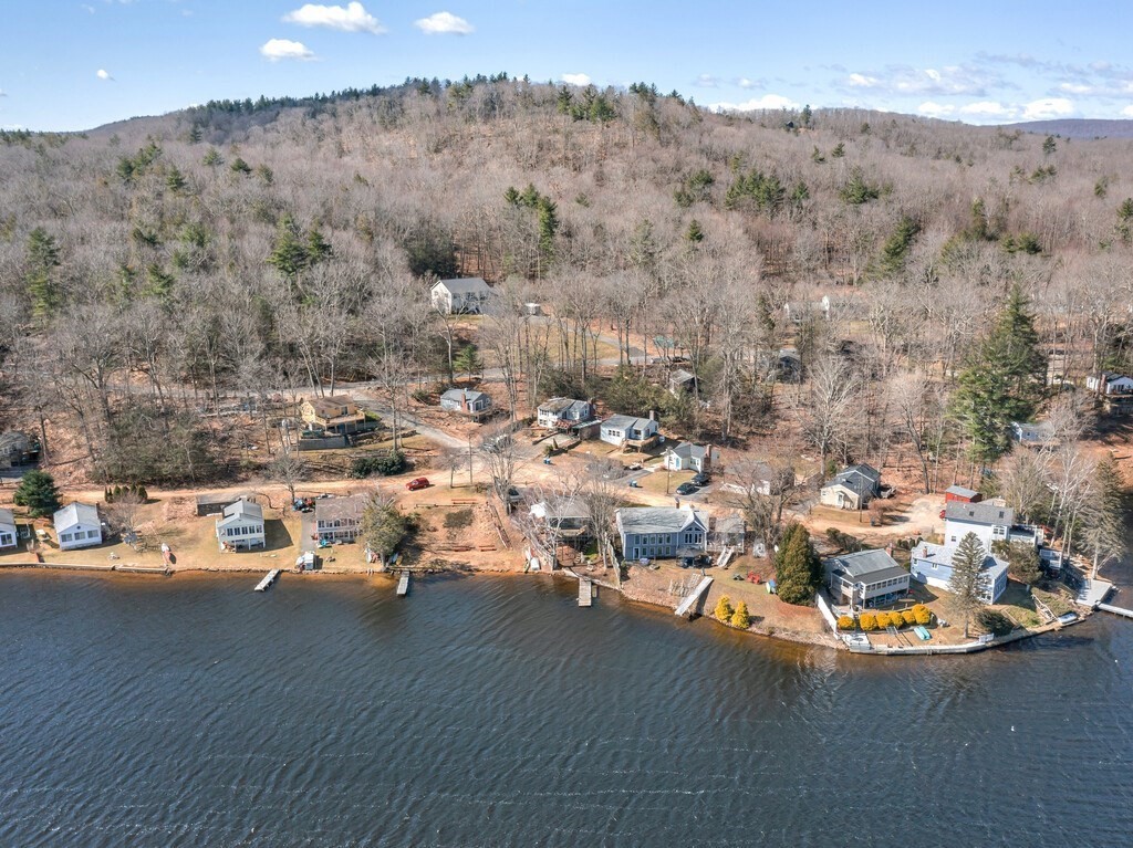 10 Hamilton Drive Holland, MA 01521 - Photo 36 of 40 an aerial view of a houses with a ocean view